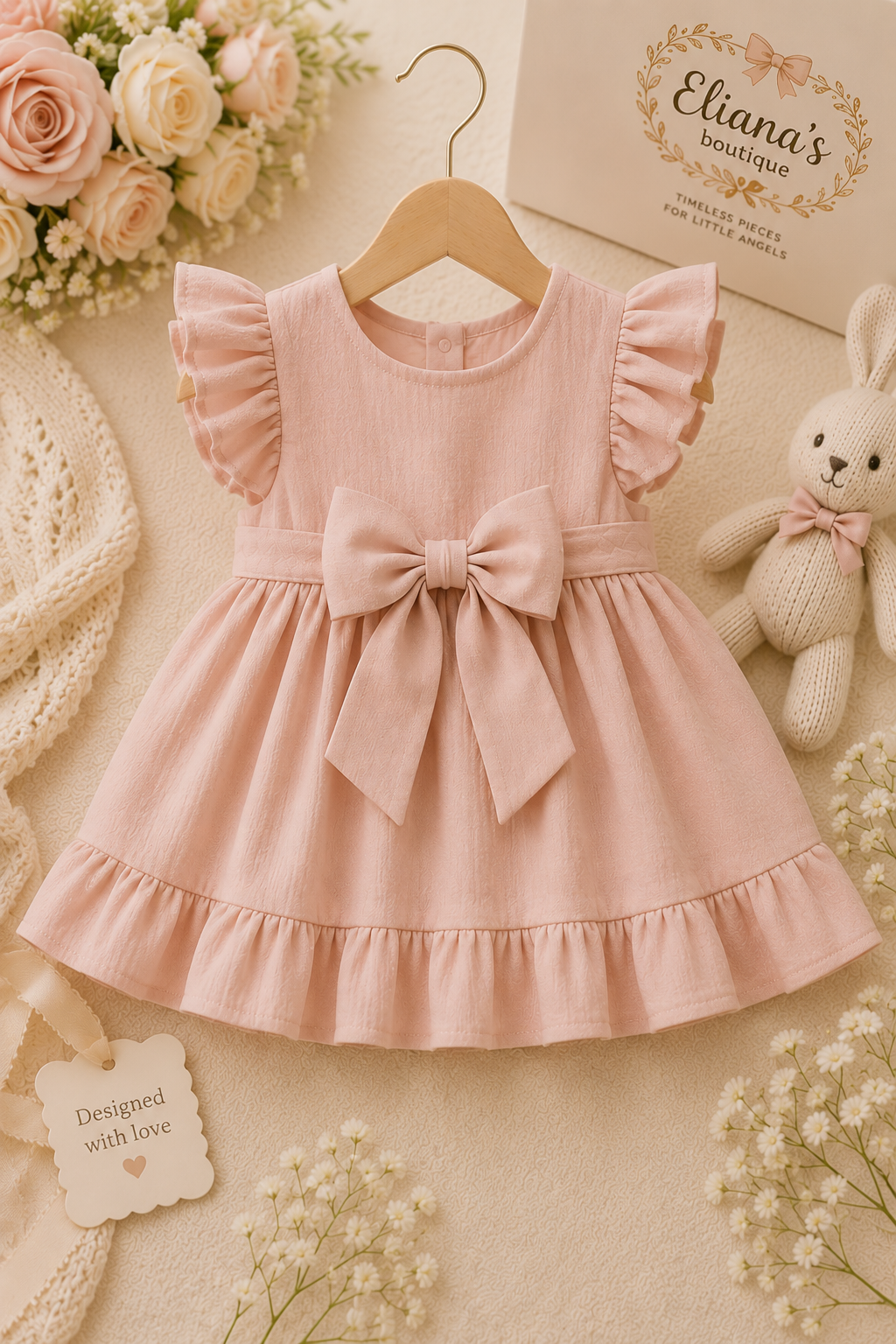 Vestido Rosie Ruffle para niña