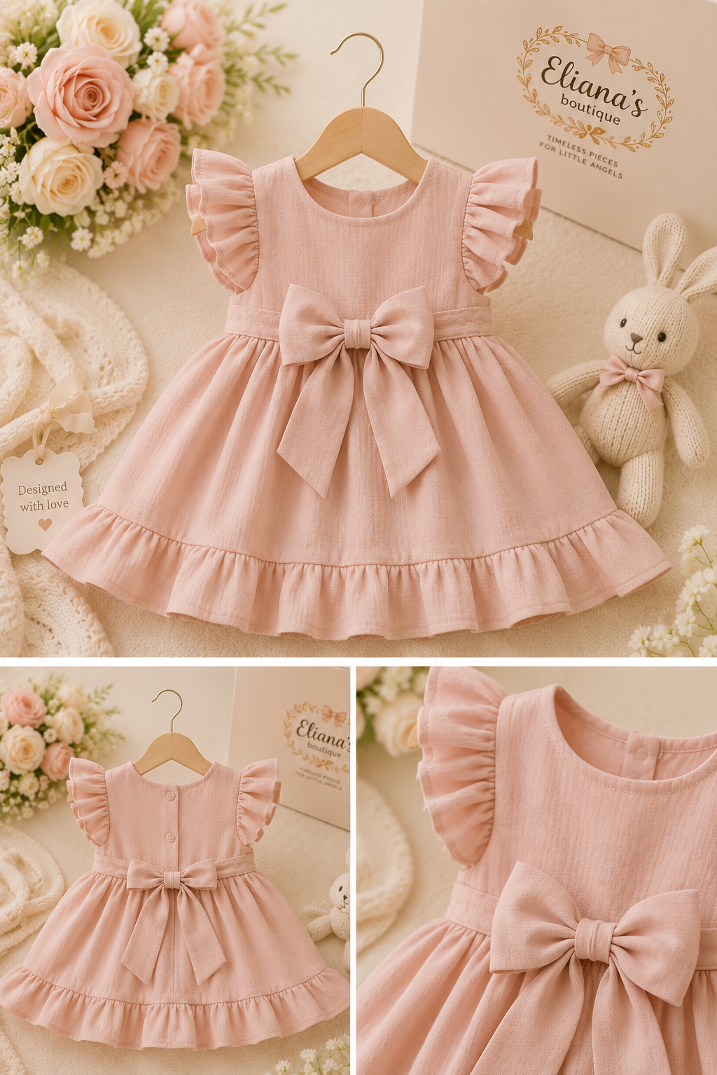 Vestido Rosie Ruffle para niña