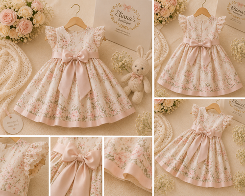 Floral Grace Girls Dress